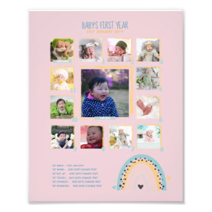 BUDGET Babys 1:a Årets farmförälder PHOTO Keepsaké Fototryck