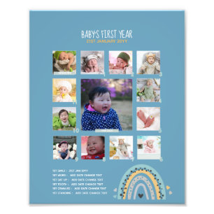 BUDGET Babys 1:a Årets farmförälder PHOTO Keepsaké Fototryck