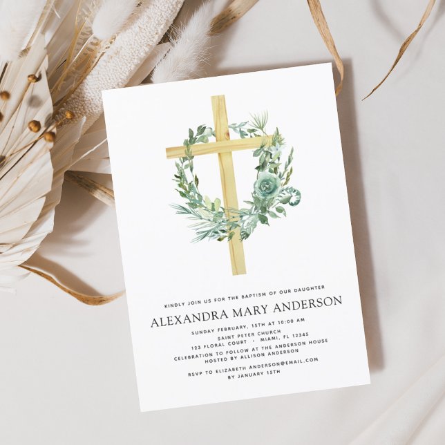 Budget Baptism Blommigt Greenery Sage Eucalyptus (Skapare uppladdad)