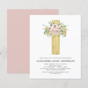 Budget Baptism Dusty Rosa ros Greenery