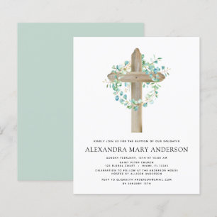 Budget Baptism Greenery Sage Eucalyptus