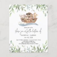 Budget Baptism Noahs Ark