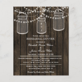 Budget Barn Wood Mason Burk Rehearsal Dinner Inbju