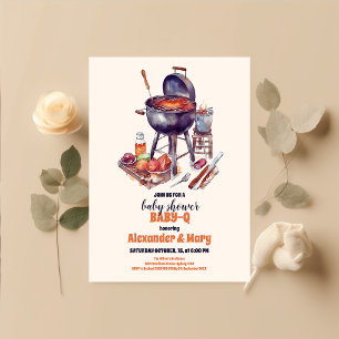Budget BBQ Rustic Par Baby Shower BabyQ