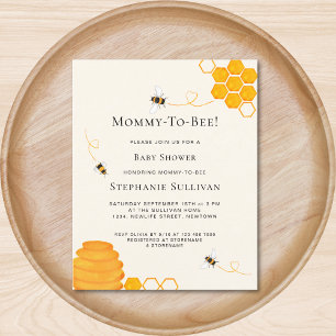 Budget Bee Baby Shower Inbjudan