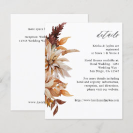 Budget Beige Höst Blommiga Detaljer