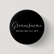 BUDGET Bestman Groomsman GIFTS Classic Black