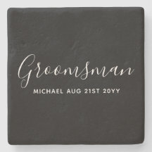 BUDGET Bestman Groomsman GIFTS Classic Black