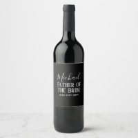 BUDGET Bestman Marskalkars Gifts Black White