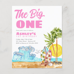 Budget Big One Shock rosa Beach 1:a överlevnadsdag