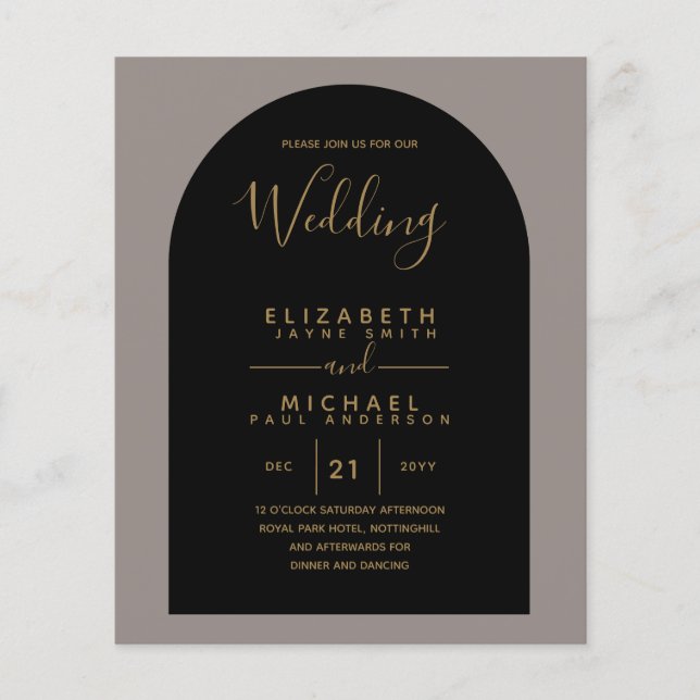 BUDGET Bilingual Spain Boda English Bröllop (Framsida)