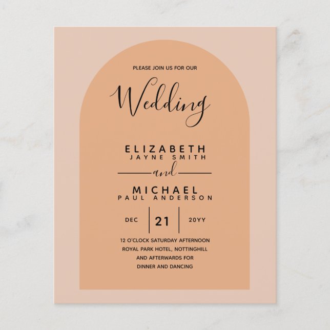 BUDGET Bilingual Spain Boda English Bröllop (Framsida)