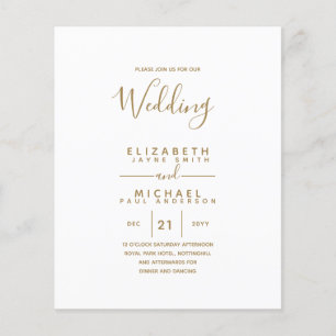 Budget Bilingual Spain BODA English Bröllop