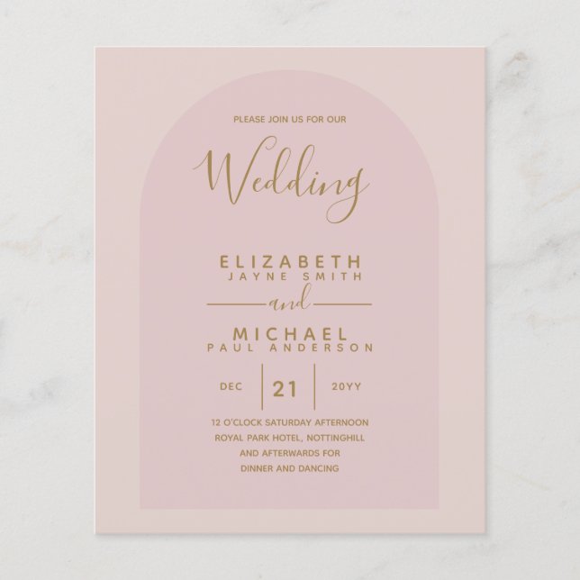 BUDGET Bilingual Spain Boda English Bröllop (Framsida)