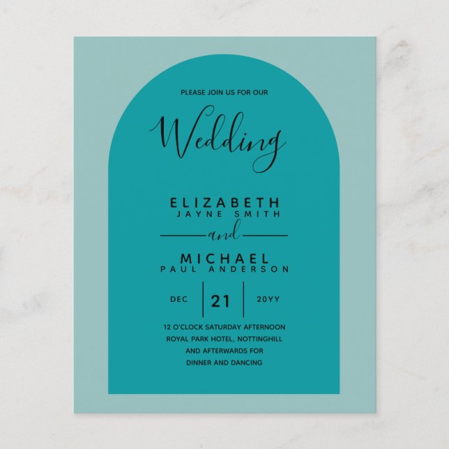 BUDGET Bilingual Spain Boda English Bröllop (Framsida)