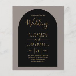 BUDGET Bilingual Spain Boda English Bröllop Flygblad