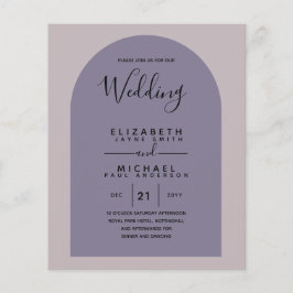 BUDGET Bilingual Spanska Boda Bröllop Flygblad