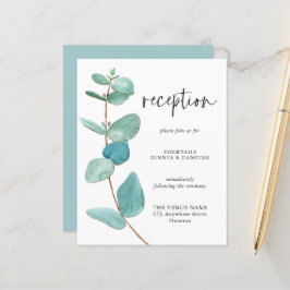 Budget Blå Eukalyptus Bröllopsmottagning Detaljer