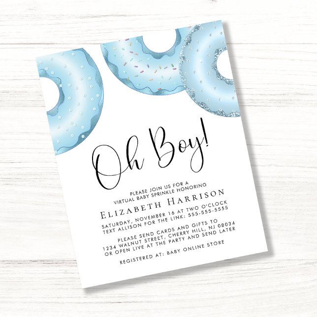 Budget Blå Munkar Oh Pojke Virtuellt Sprinkle-inbj (Skapare uppladdad)