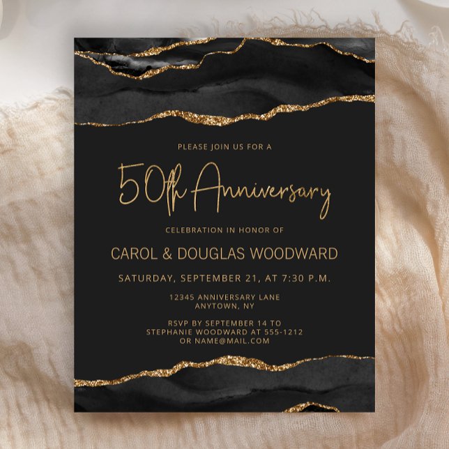 Budget Black Gold Agate Dark 50th Anniversary (Skapare uppladdad)