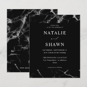 Budget Black Marble Bröllop