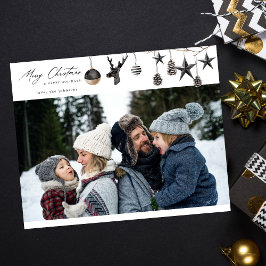 Budget Black Ornaments¶ Photo God jul Flygblad
