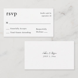 Budget Black & White Calligraphy 9 No Meal OSA Tilläggskort