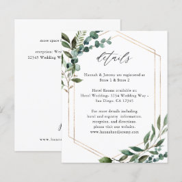 Budget Blad & Eukalyptus Guld Detaljer