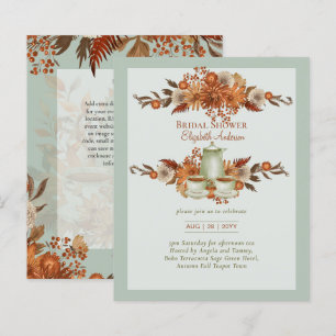 Budget Blommigt Boho Terracotta Sage Tea Party eve