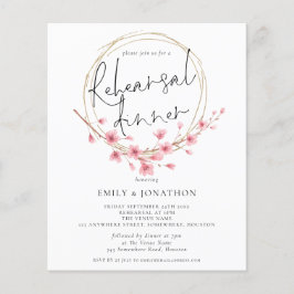 Budget Blommigt Bröllop - inbjudan till repetition