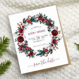 BUDGET blomster vinter jul bröllop spara datum