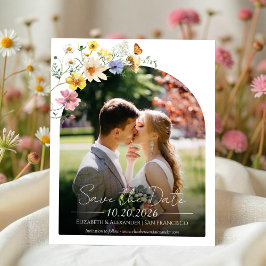 Budget Blomsterbåge | Boho Foto Spara datum