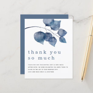 Budget Blue Artsy Foliage Newlyweds Tack