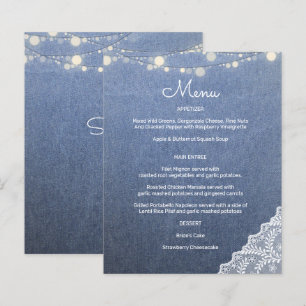 Budget Blue Jeans, String Ljus & Snöre Menu