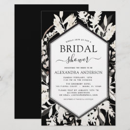 Budget Boho Beige Black Botanical Möhippa