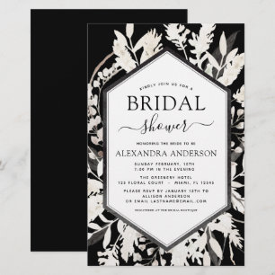 Budget Boho Beige Black Botanical Möhippa