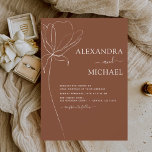 Budget Boho Blommigt Bröllop minimalistisk inbjuda Flygblad<br><div class="desc">Ange tonen för din speciella dag med våra minimala inbjudningar till budgetBoho Blommigt Bröllop. Dessa inbjudningar är designade för par som uppskattar enkelhetens skönhet och vill skapa en inbjudande atmosfär för sina gäster. Med fokus på elegant blommigt inslag och ren typografi erbjuder dessa inbjudningar en perfekt som blandar modern och...</div>