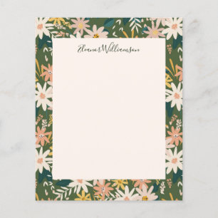 Budget Boho Blommigt Grönt Baby Shower Tack