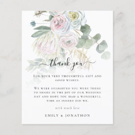 Budget Boho Blommigts Löv Photo Bröllop Tack