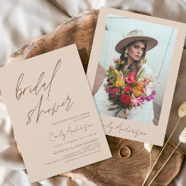 Budget Boho Bridal Shower-manus Minimalistisk