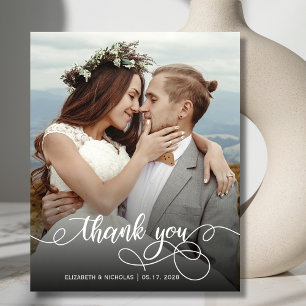 Budget Boho Calligraphy 2 Photo Bröllop Tack