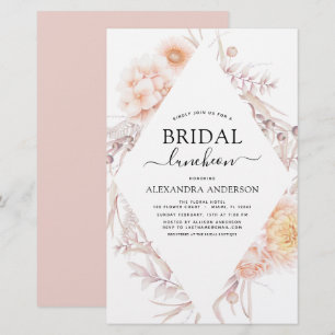 Budget Boho Chic Möhippa Luncheon Dusty Rosa Deser