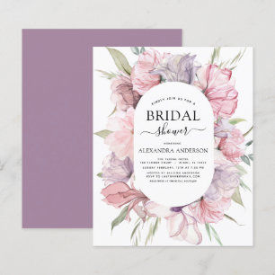 Budget Boho Dammig Rosa Lila Bröllopsdusch