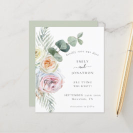 Budget Boho Eucalyptus Blommigt Bröllop Spara Datu