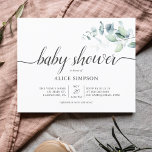 Budget Boho Greenery Eucalyptus Baby Shower<br><div class="desc">Boho bouquet of greenery eucalyptus.</div>