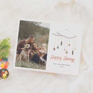 Budget Boho Julgran Gren Photo Helgdag