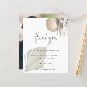 Budget Boho Pampas Photo Bröllop Tack