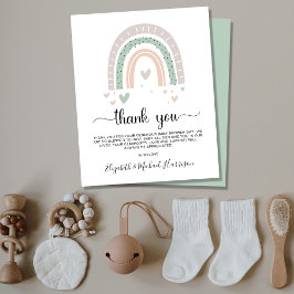 Budget Boho Rainbow Sage Baby Shower Tack