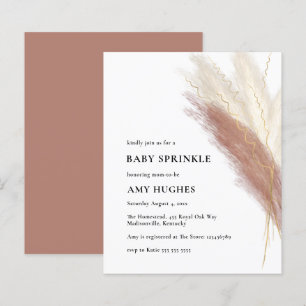 Budget Boho Rosa Pampas Grass Flicka Sprinkle