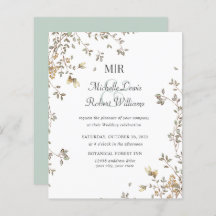 BUDGET Boho Rustic löv Garden bröllop